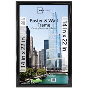 Wholesale - MS 14"x22" BLACK POSTER FRAME C/P 4, UPC: 044021678190